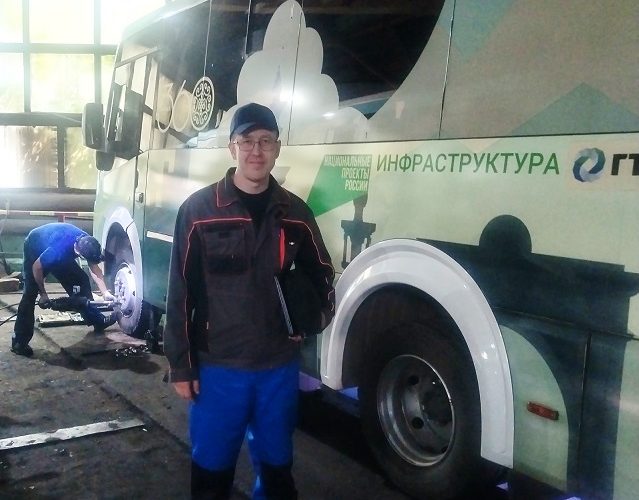 Инженер-механик МУП «Городские маршруты» Родион Таракановский: «Транспорт эксплуатируется ежедневно, поэтому важны его надежность и долговечность».